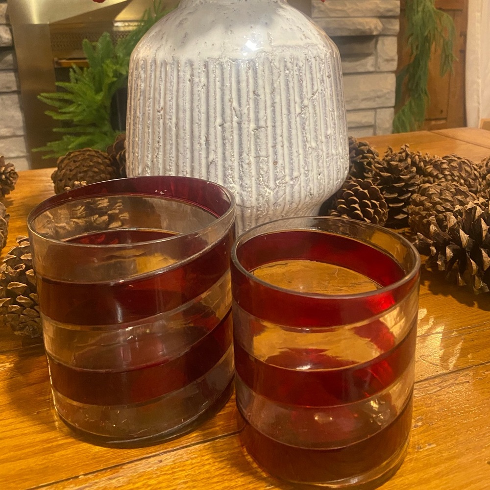 Pottery Barn Christmas Hurricane Set